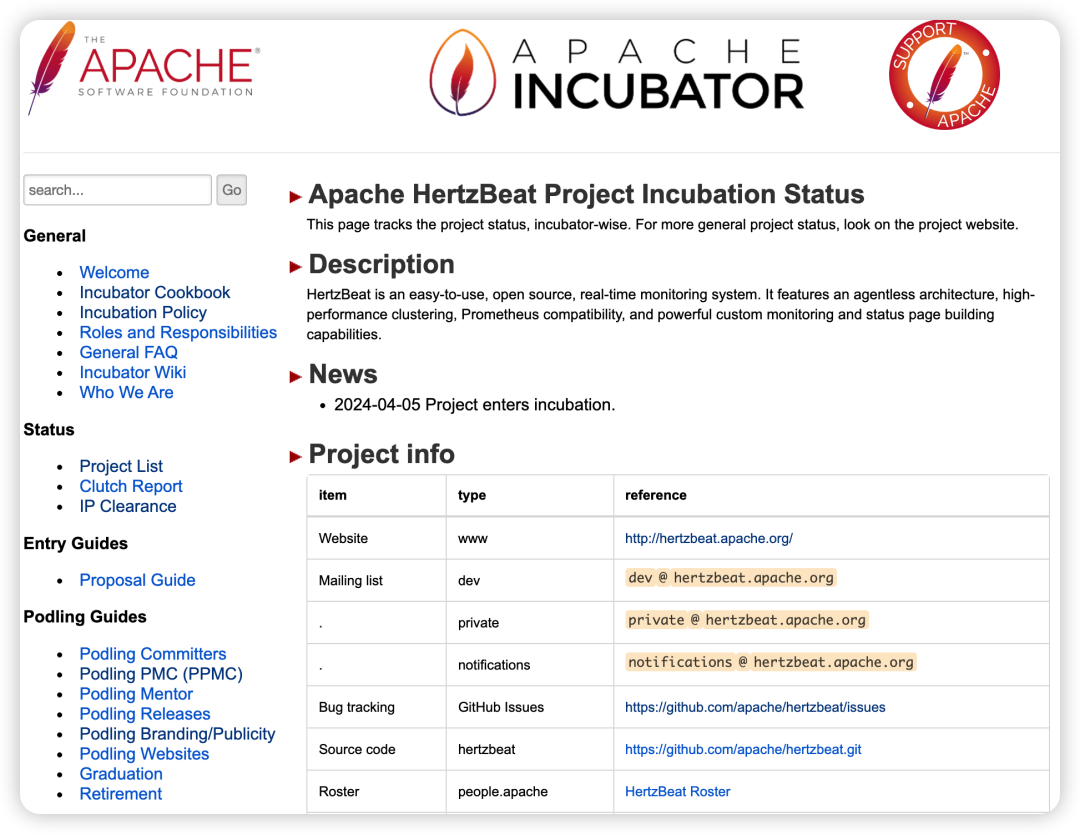 Dromara 到 Apache，开源实时监控 HertzBeat 捐赠进入 Apache 孵化器。